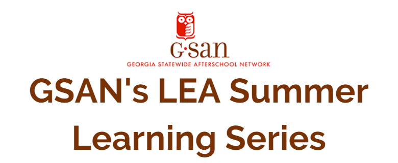 LEA Summer Learning Series Session 3: Sustainability